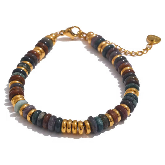 Dark Ethnic Beaded Bracelet