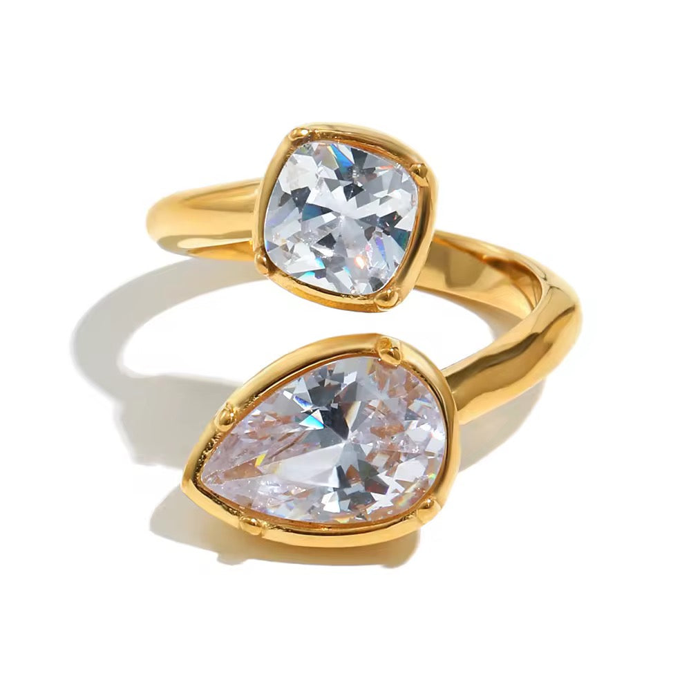 Tear Square Ring (Adjustable Size)