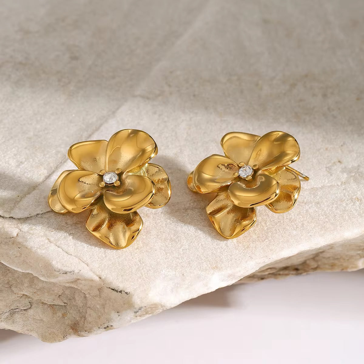 Layered Flower Studs