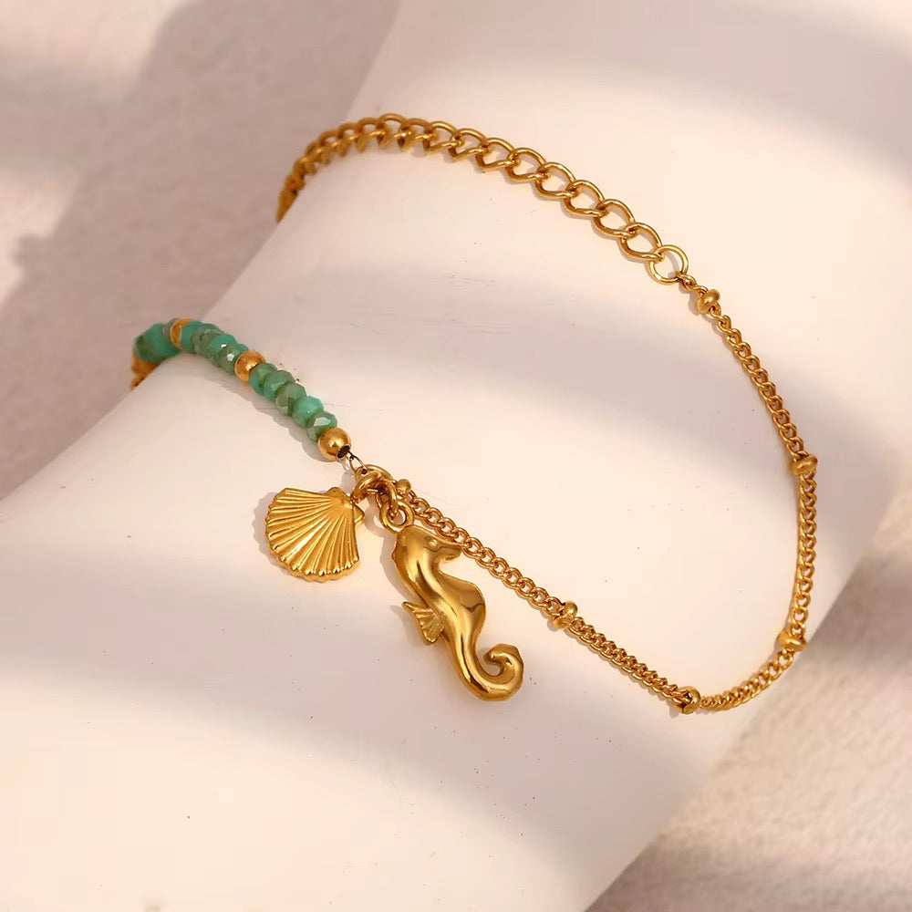 Seahorse Shell Bracelet