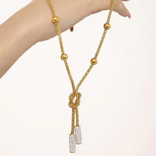Knot Tassel Necklace