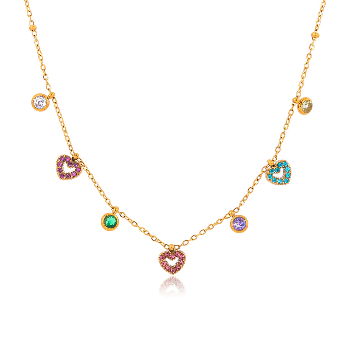 Velmira Hearts Necklace