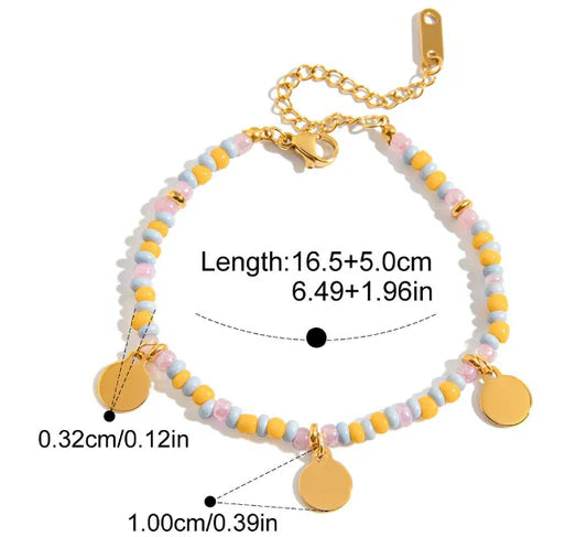 Peachy Charm Bracelet