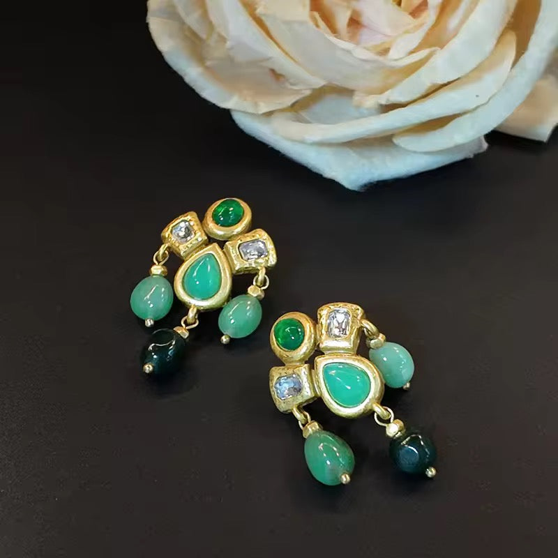 Greenish Antique Earrings
