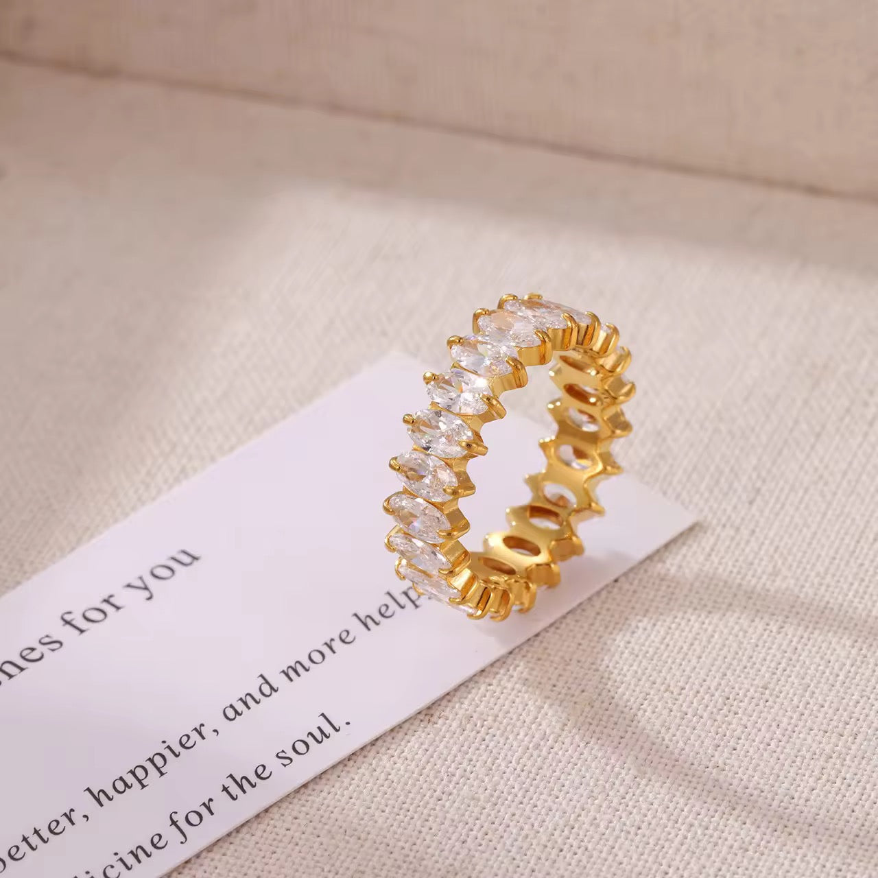 Silver United Ring