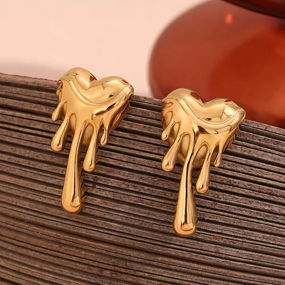 Heart Melt Studs