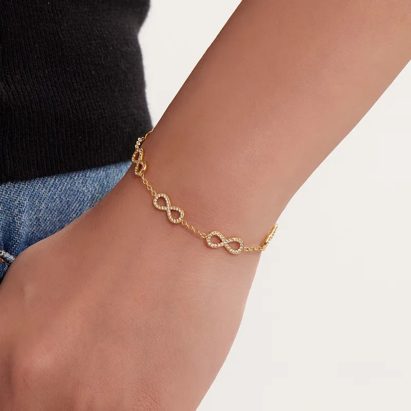 Infinity Zirconia Bracelet