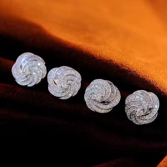 Silver Rotating Studs