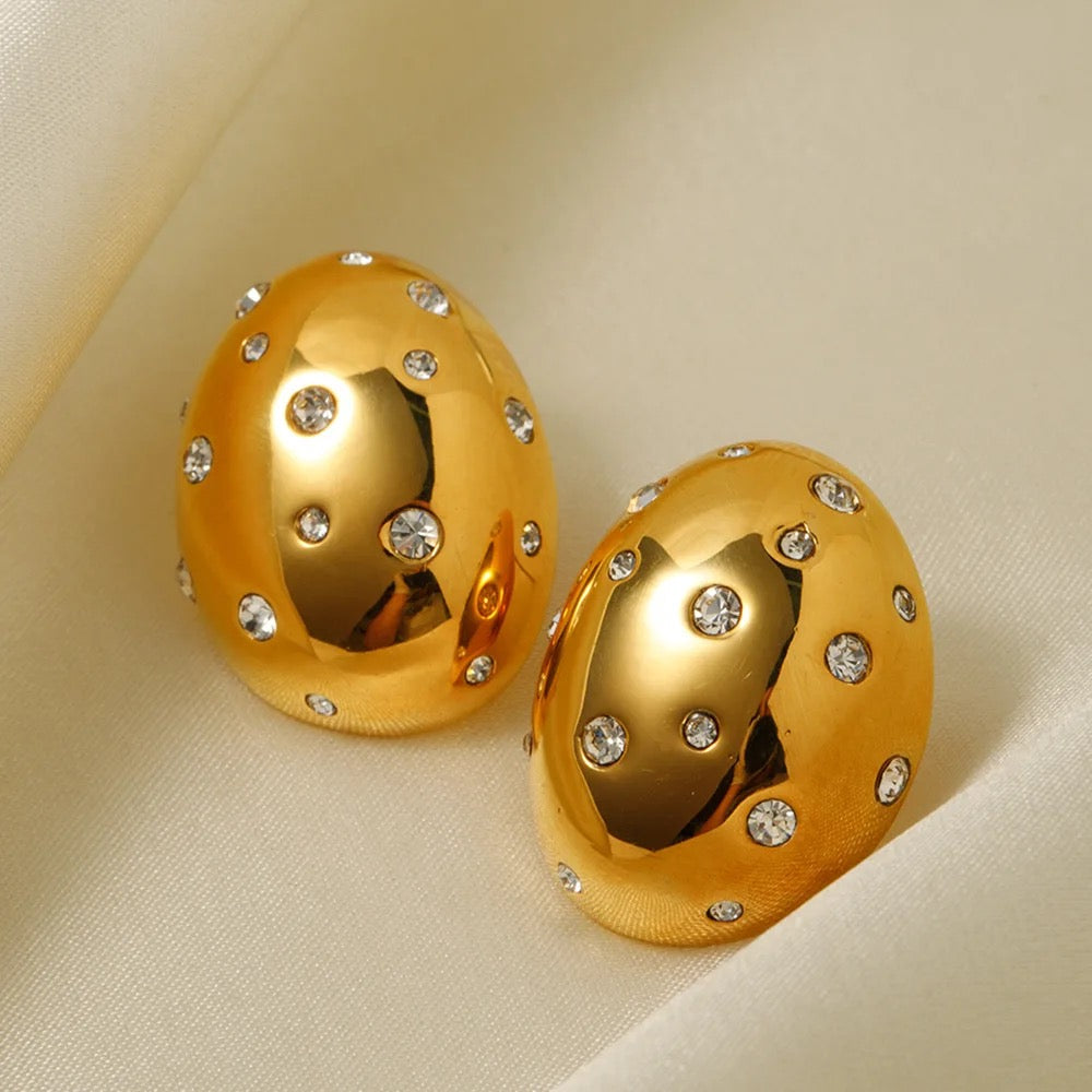 Faria Oval Earrings