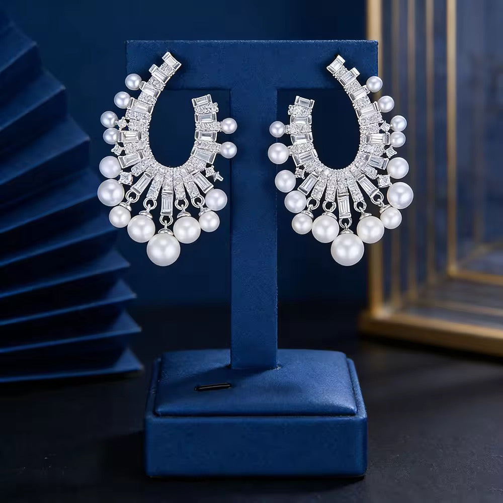 Meesha Pearl Luxe Studs