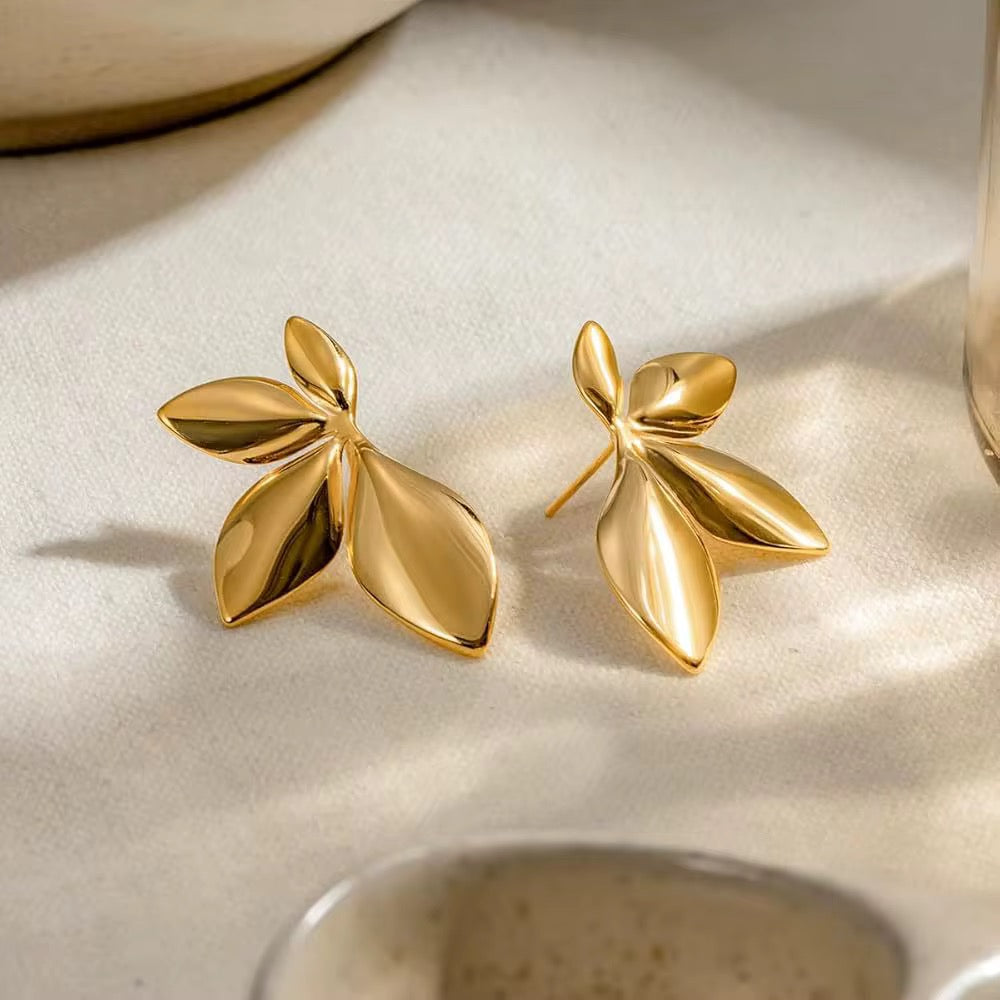 Leaf Shaped Earrings