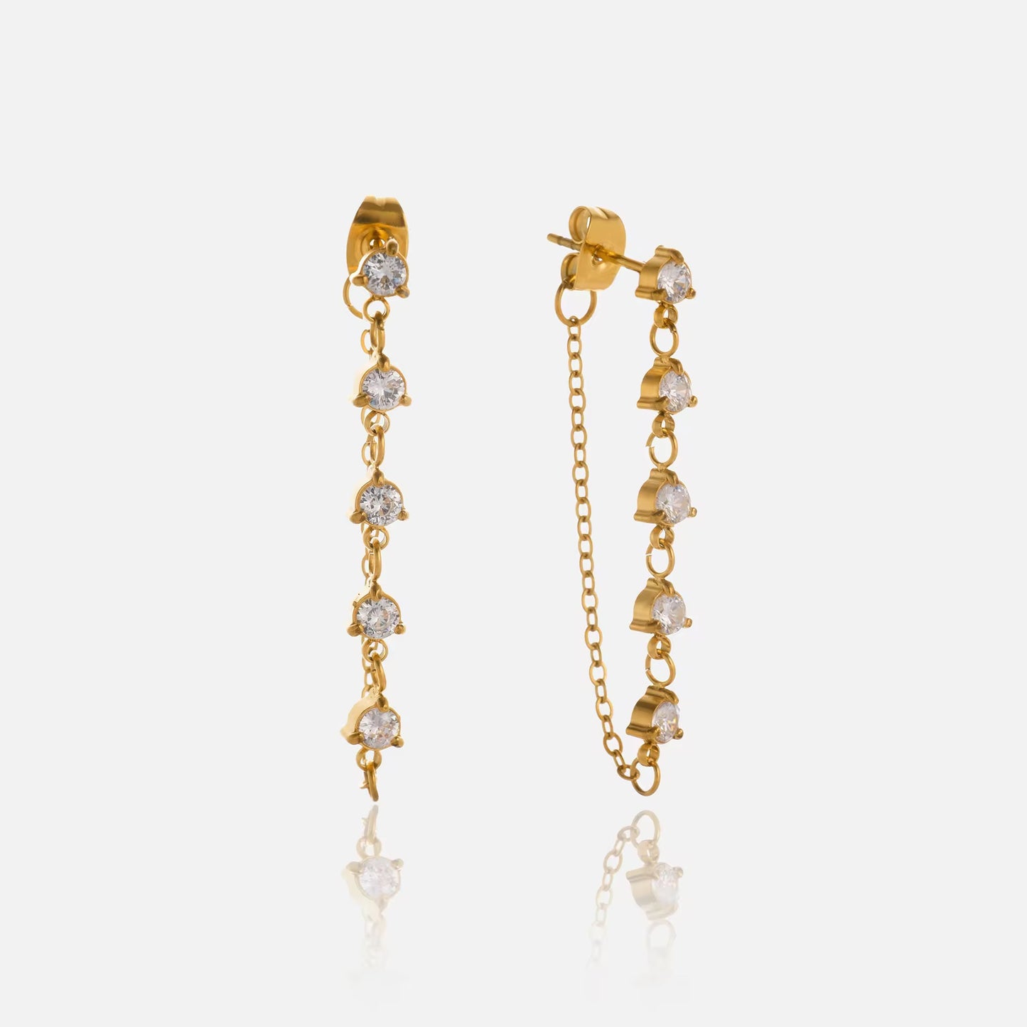 Gemini Dainty Hoops