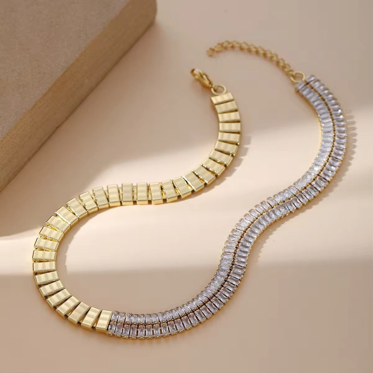 Double Tennis Necklace