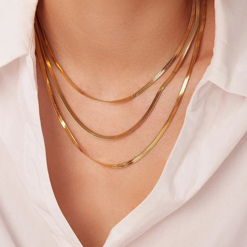 Triple Layer Snake Chain