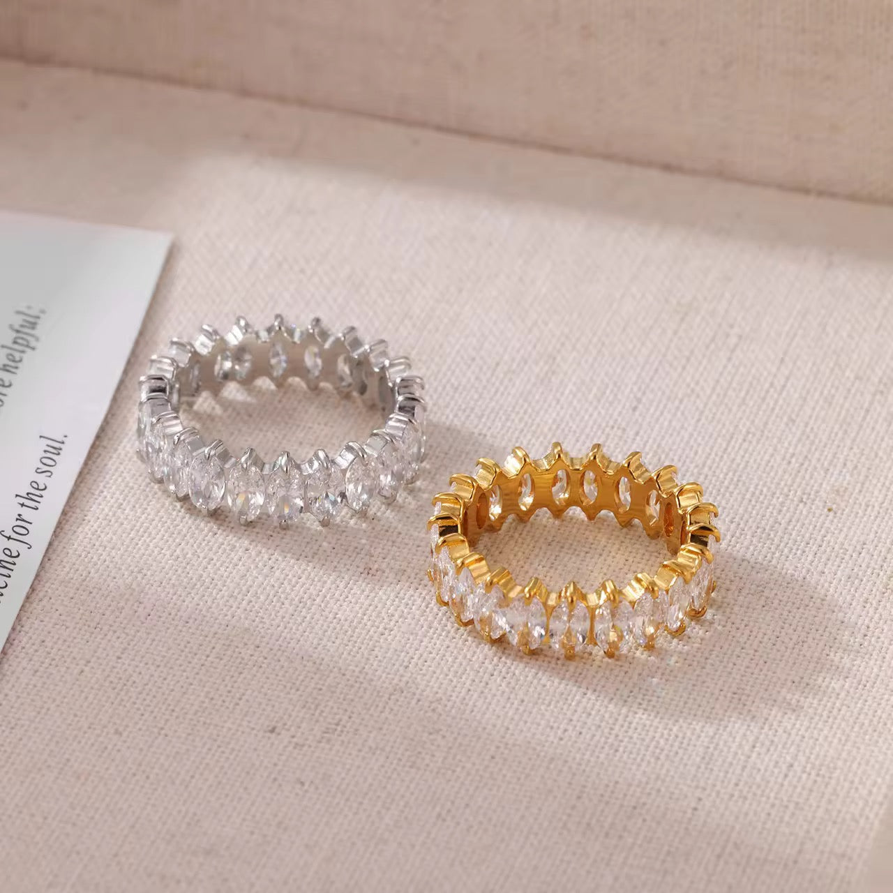 Silver United Ring