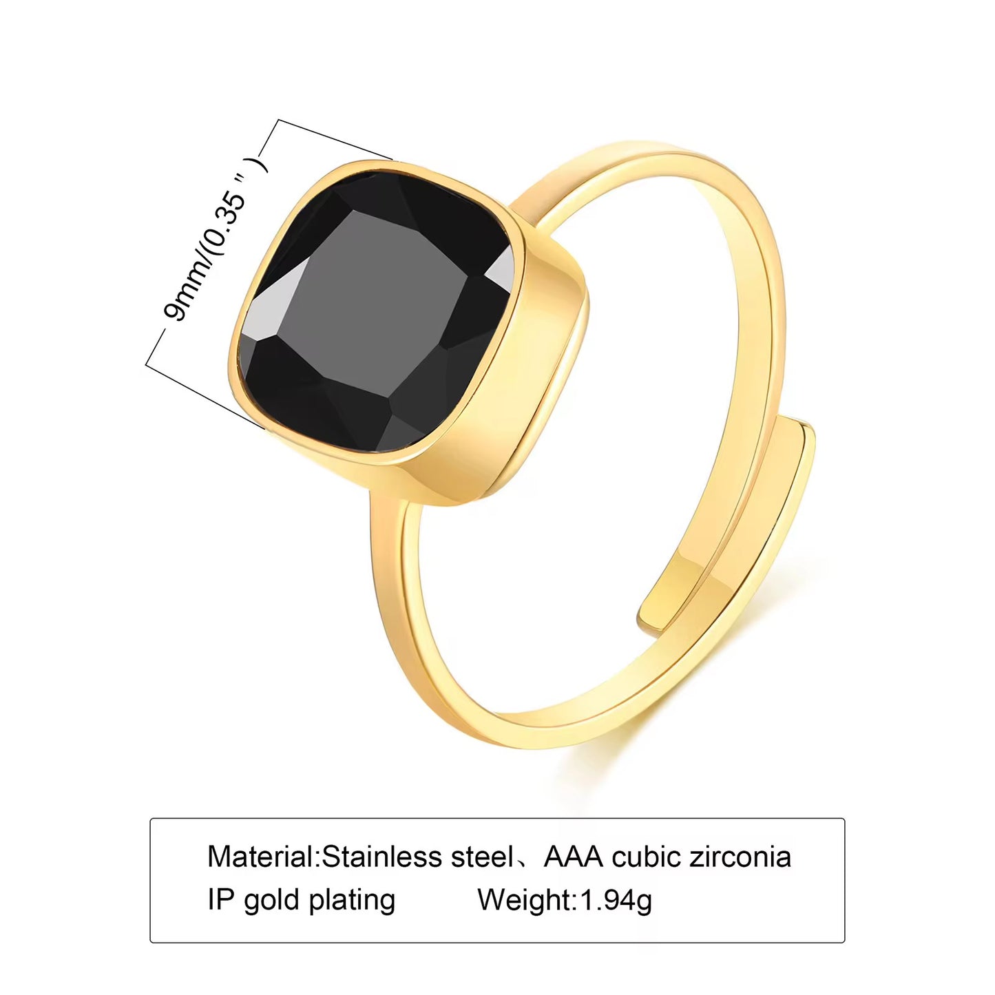Cubes Gold Ring