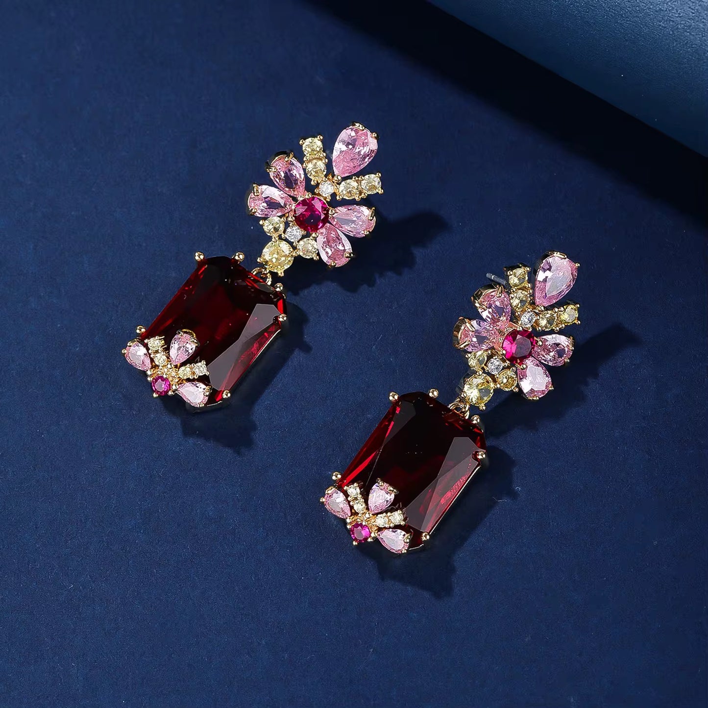Burgundy Luxe Earrings