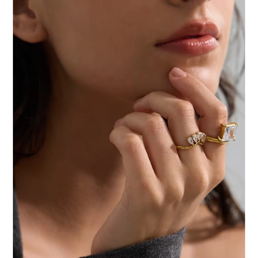 Gold Wedge Ring
