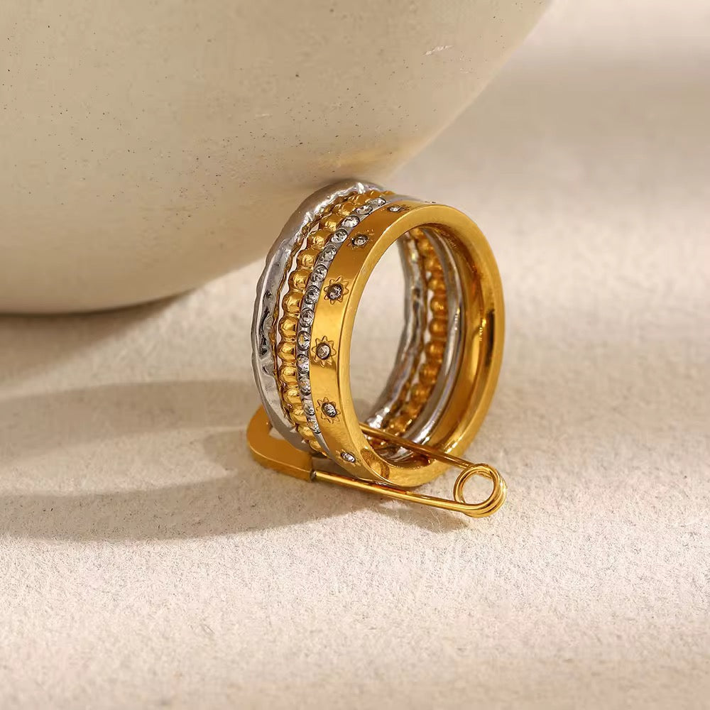 Duotoned Tetralink Ring