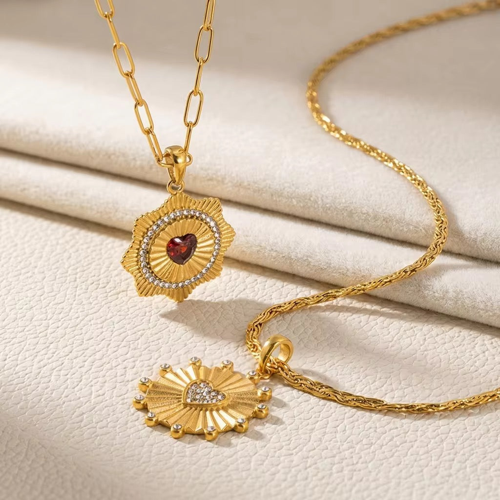 Heart Pudding Necklace