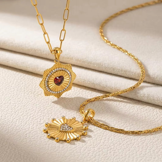 Heart Pudding Necklace