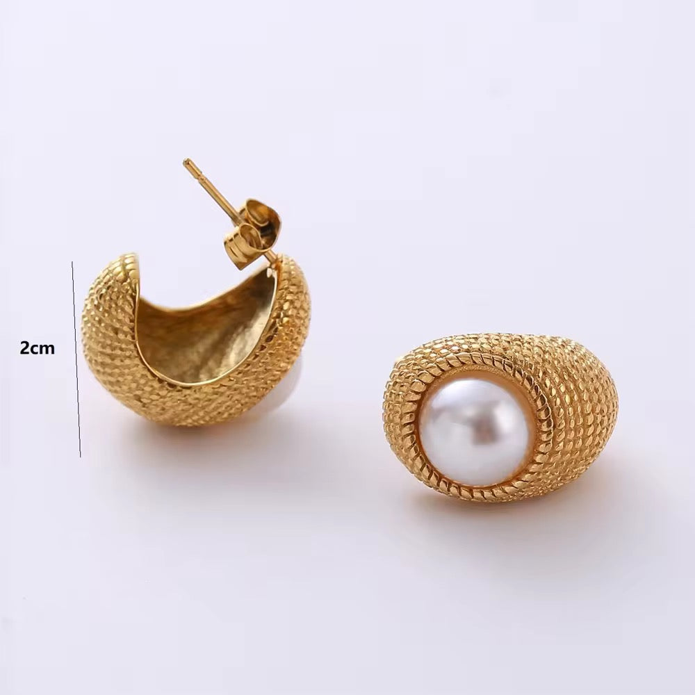 Vintage Pearl Studs