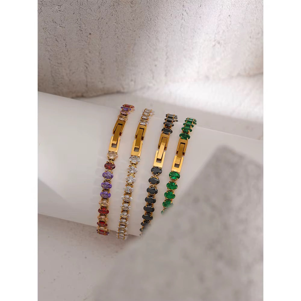 Asscher Cut Bracelet