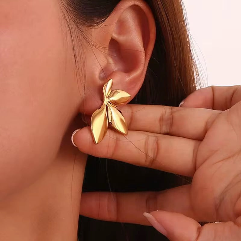 Leaf Shaped Earrings
