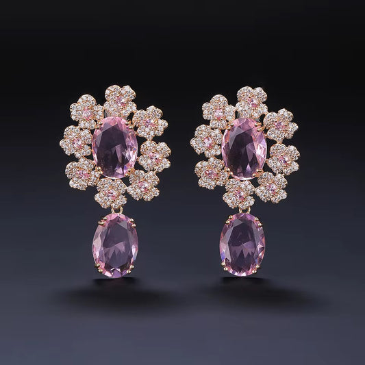 Rose Cascade Luxe Studs