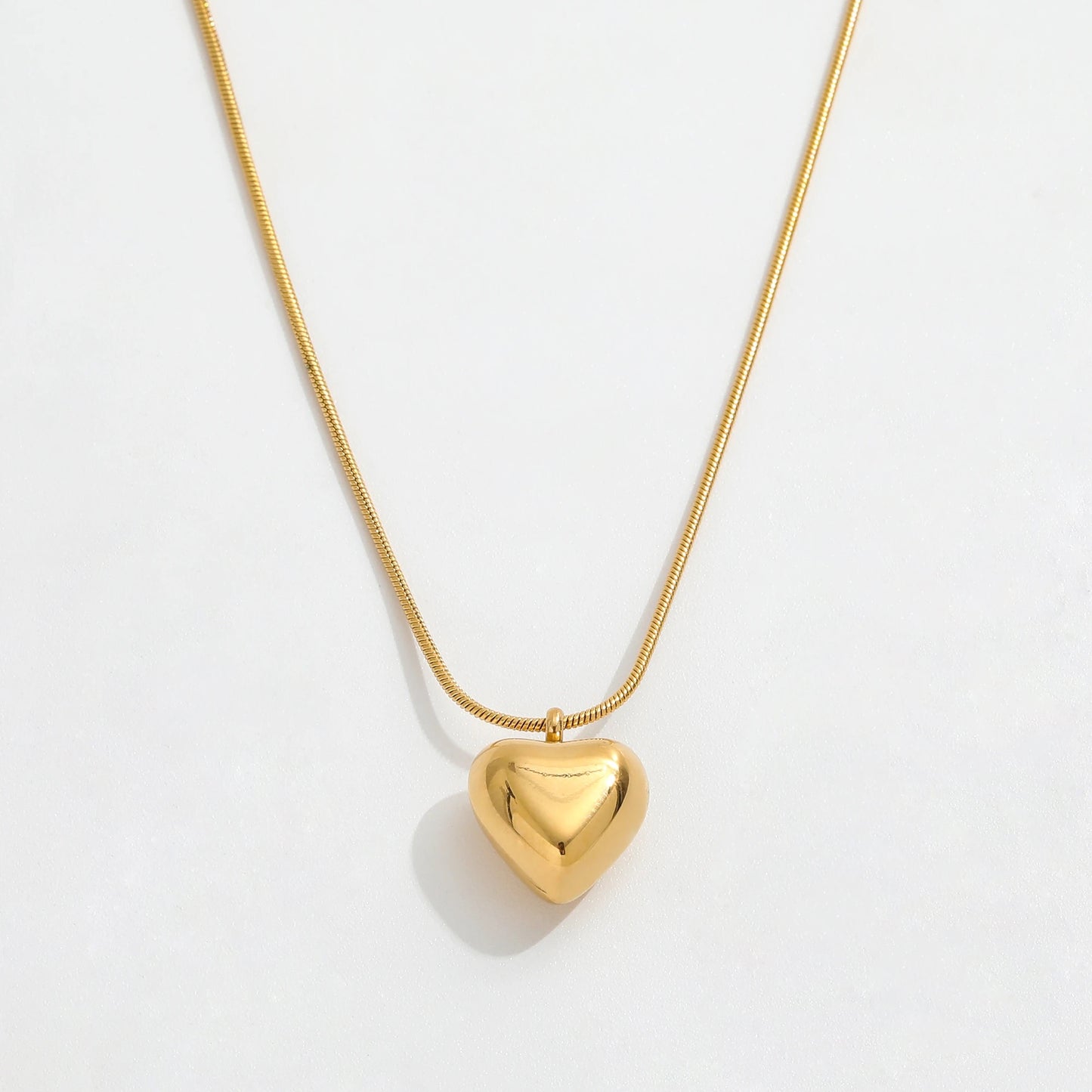 Solid Heart Necklace