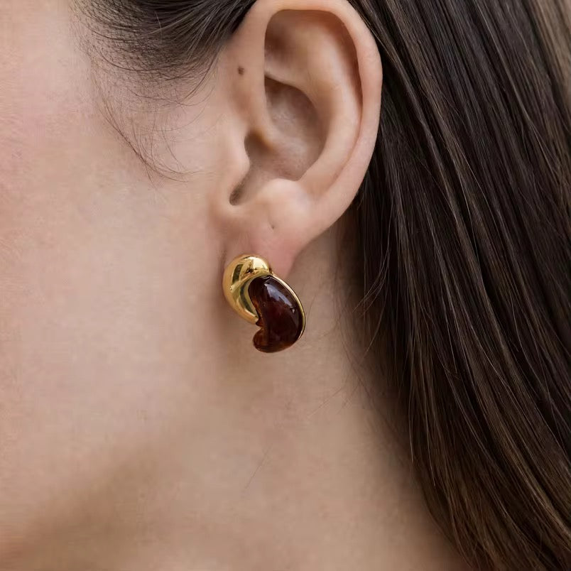 Tangerine Studs