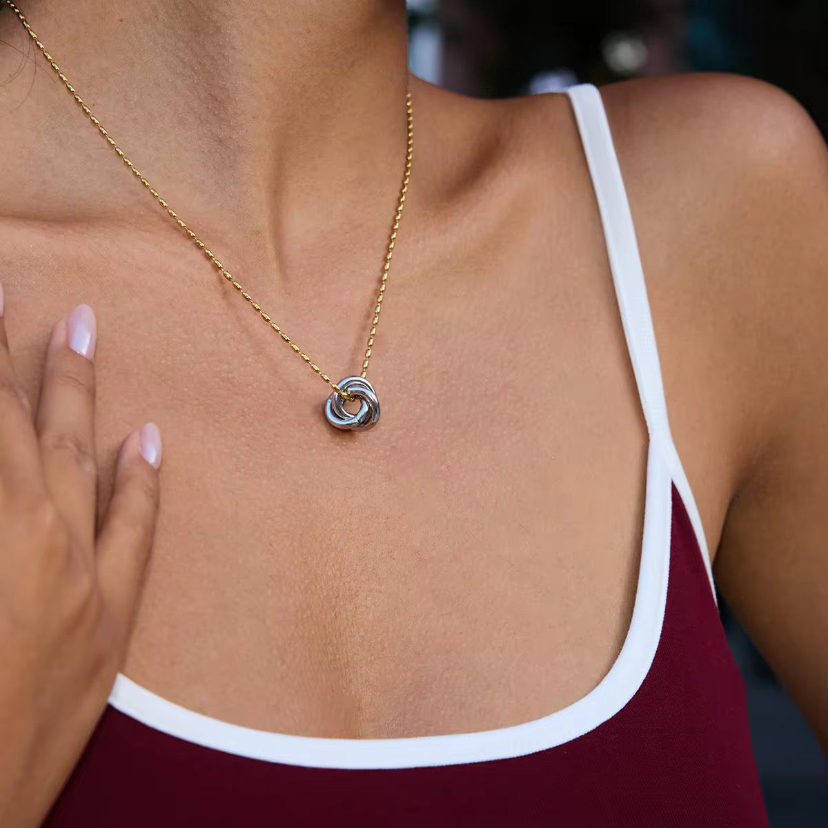 DT Knot Necklace
