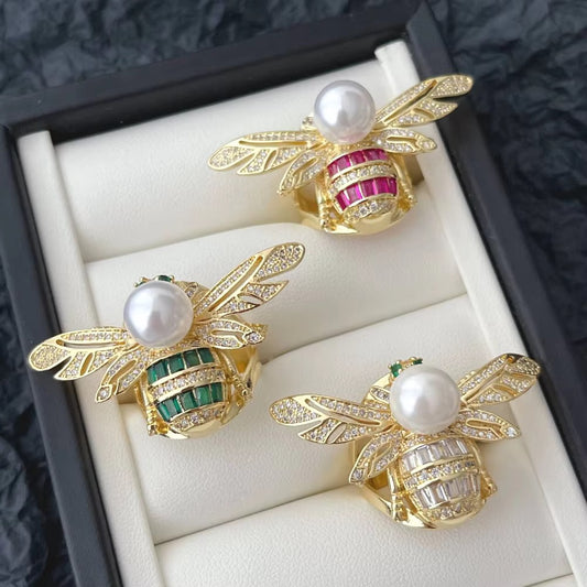 Chunky Bee Ring