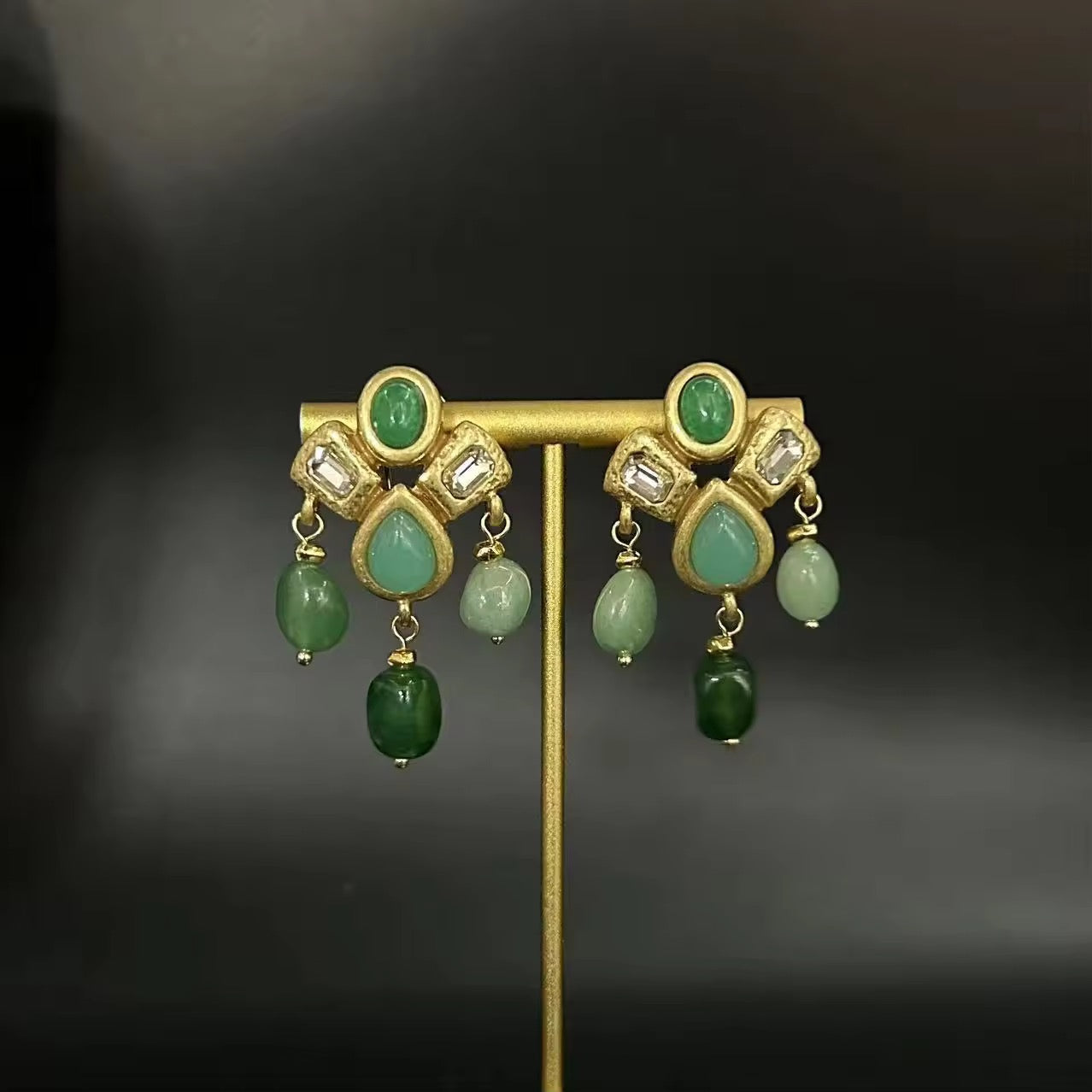 Greenish Antique Earrings