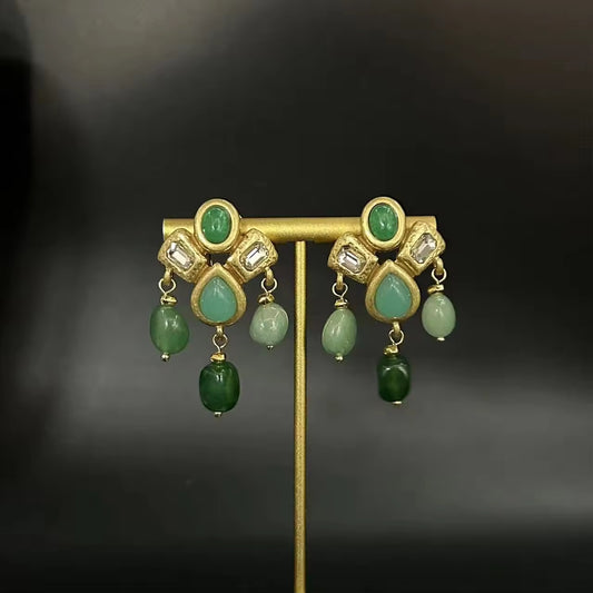 Greenish Antique Earrings