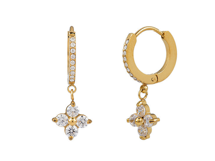 Alaya Zirconia Hoops