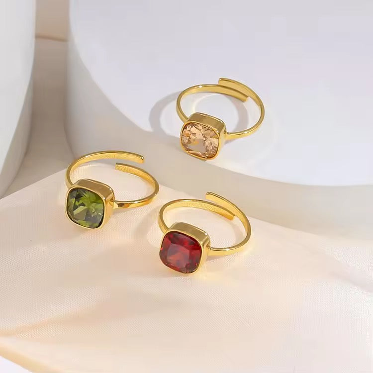 Cubes Gold Ring