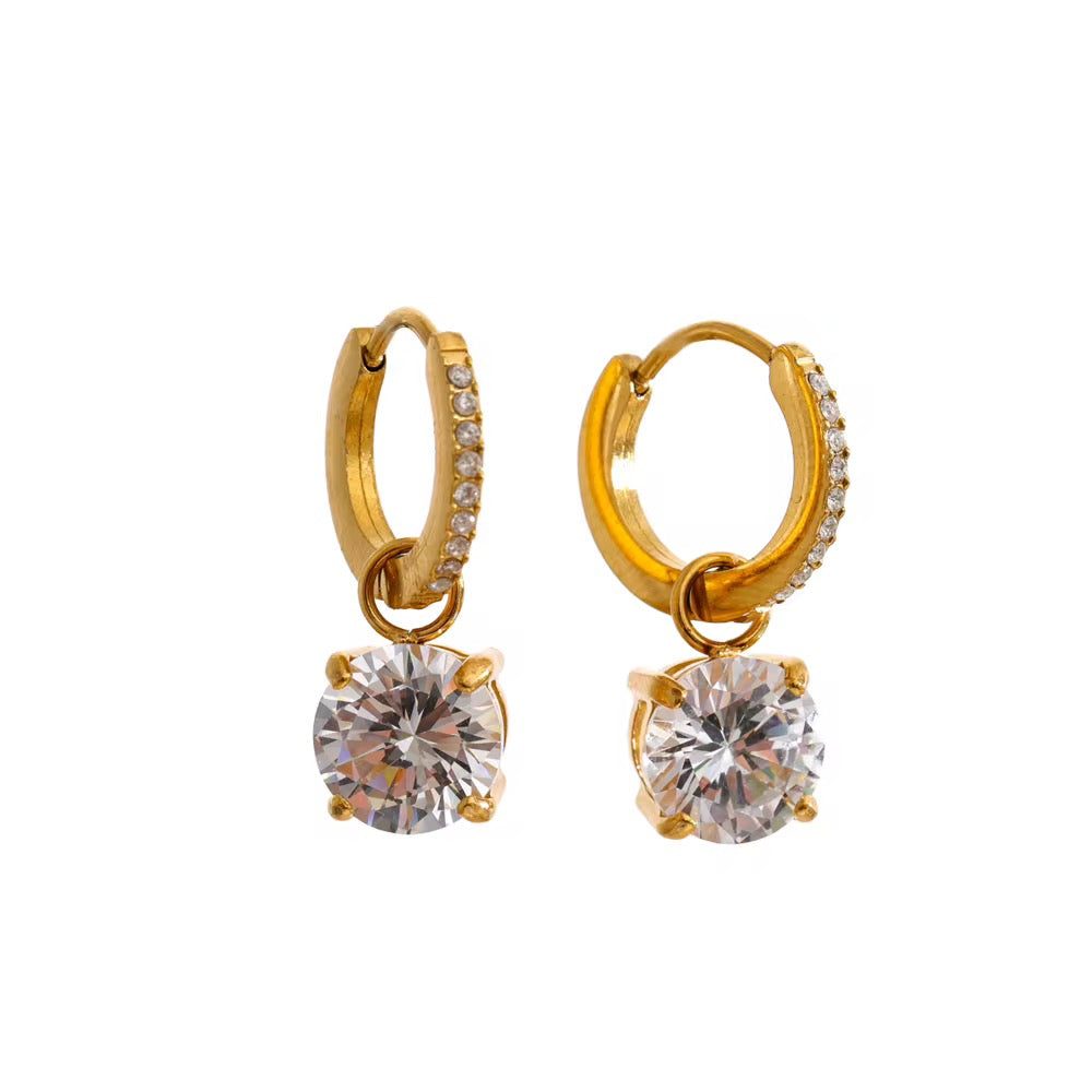 Diamond Solstice Hoops