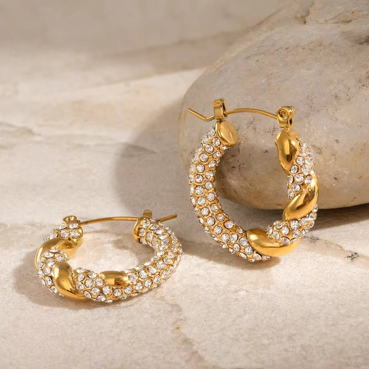 Virgo Zirconia Hoops