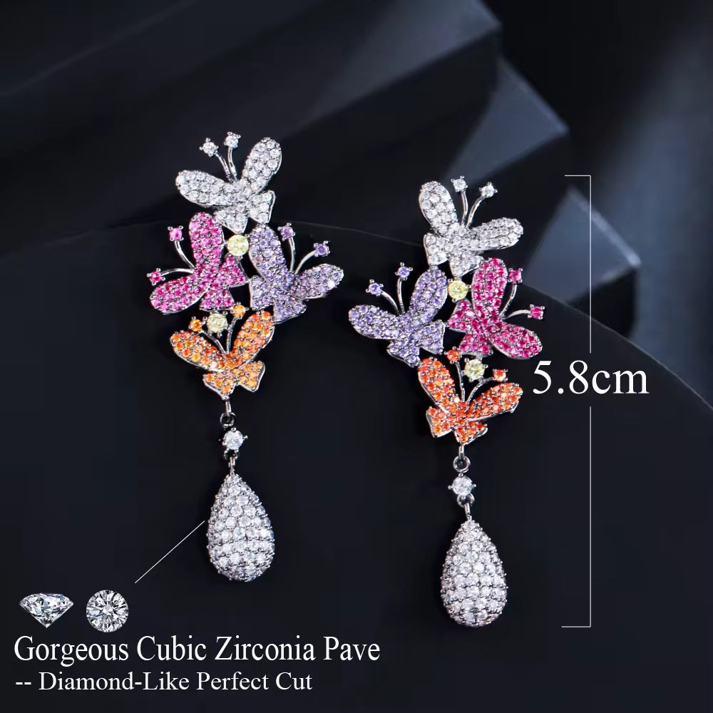 Confetti Butterfly Earrings