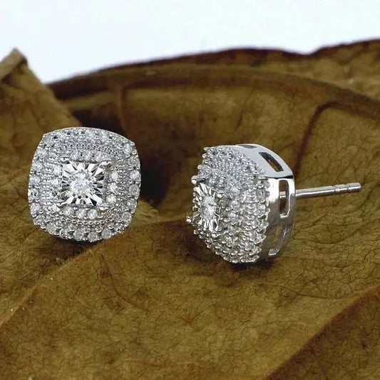 Silver Dolce Studs