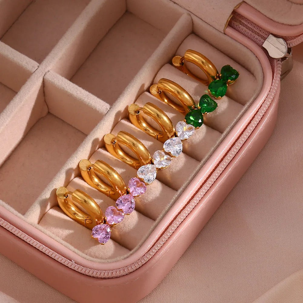 Dainty Bowknot Gold Hoops