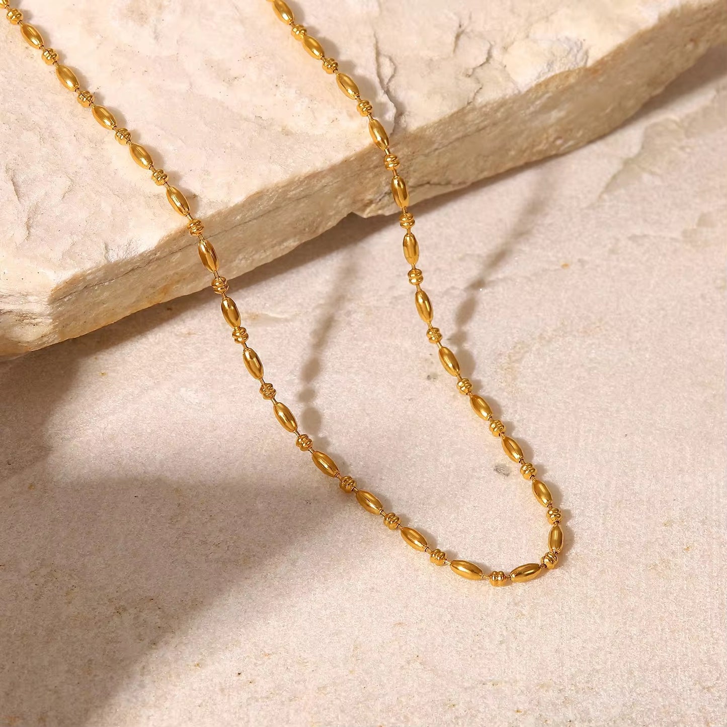 Bean Chain Necklace