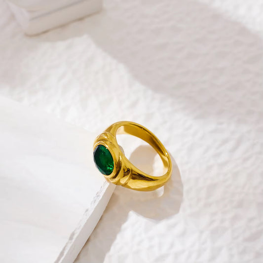 Emerald Sprout Ring