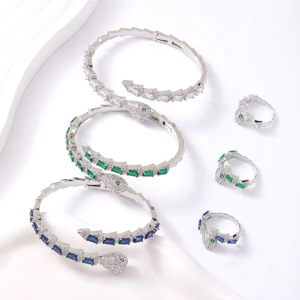 Silver Serpent Set