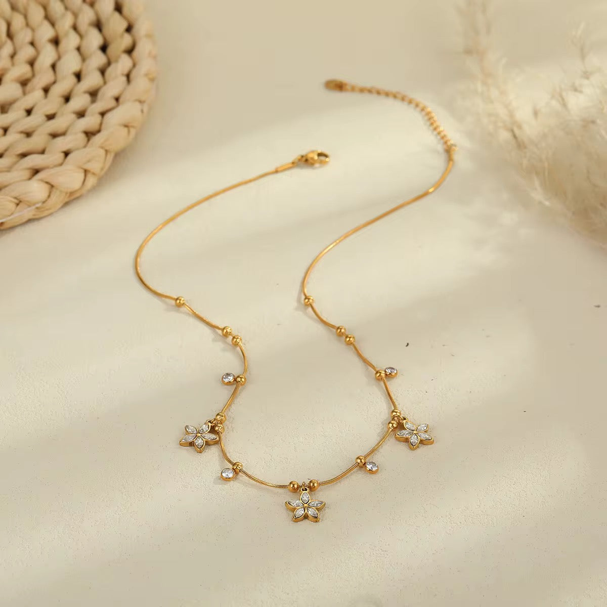 Cottage Floral Necklace