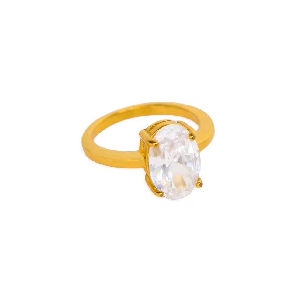 White Breezy Ring