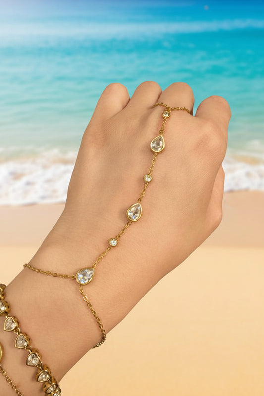 Multiple Teardrop Handchain