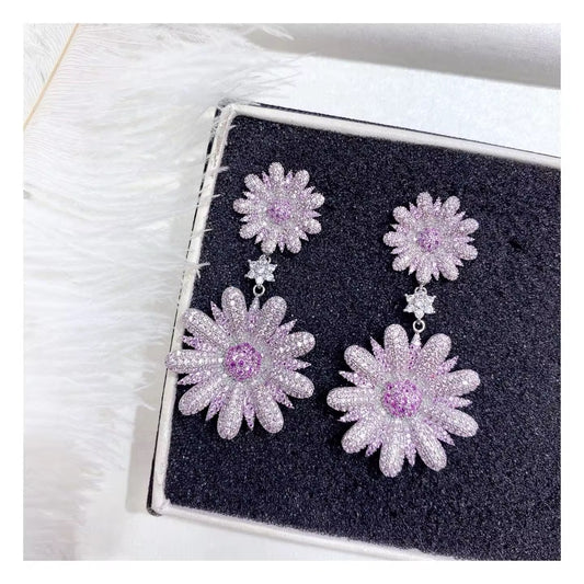 Pink Luxury Magnolia Earrings