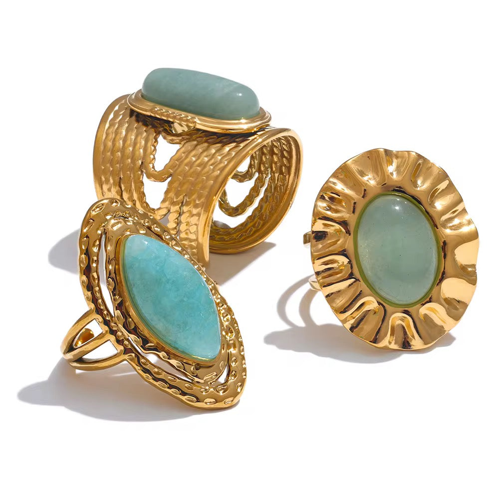 Aventurine Stone Ring
